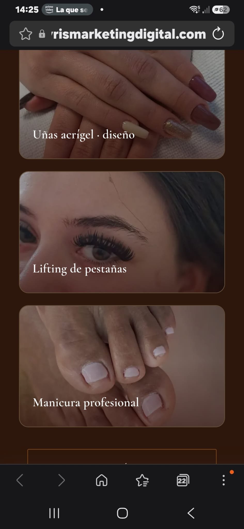 Extensiones de pestañas